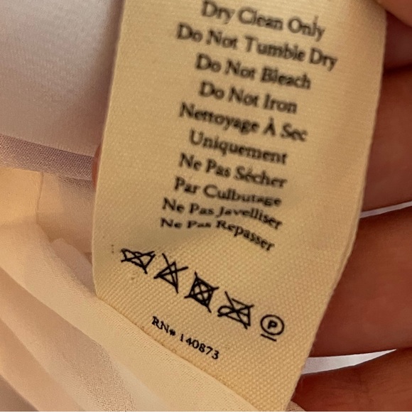 LoveShackFancy - Findlay Long Sleeve Ruffle Wrap Mini Dress Purple Metallic Star - Picture 10 of 12